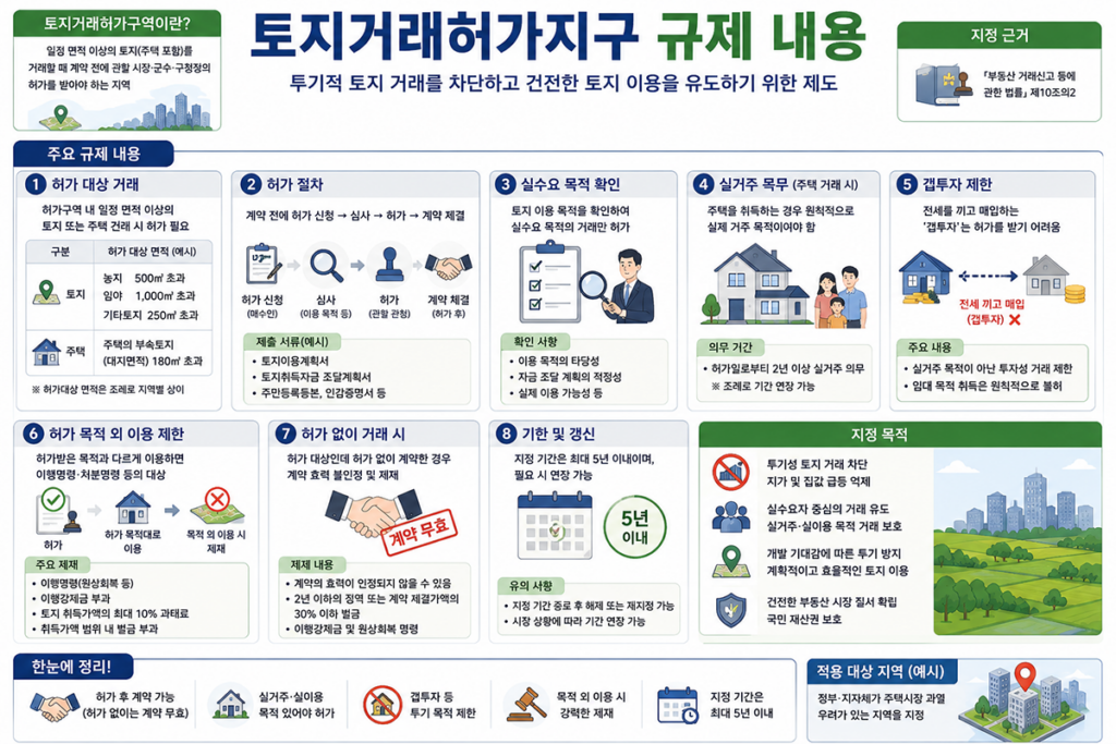 동탄 기흥 구리 토지거래허가지구