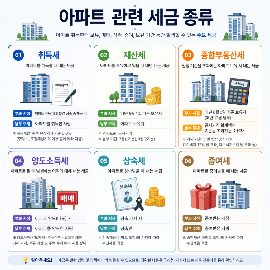 아파트 관련 세금 정류2