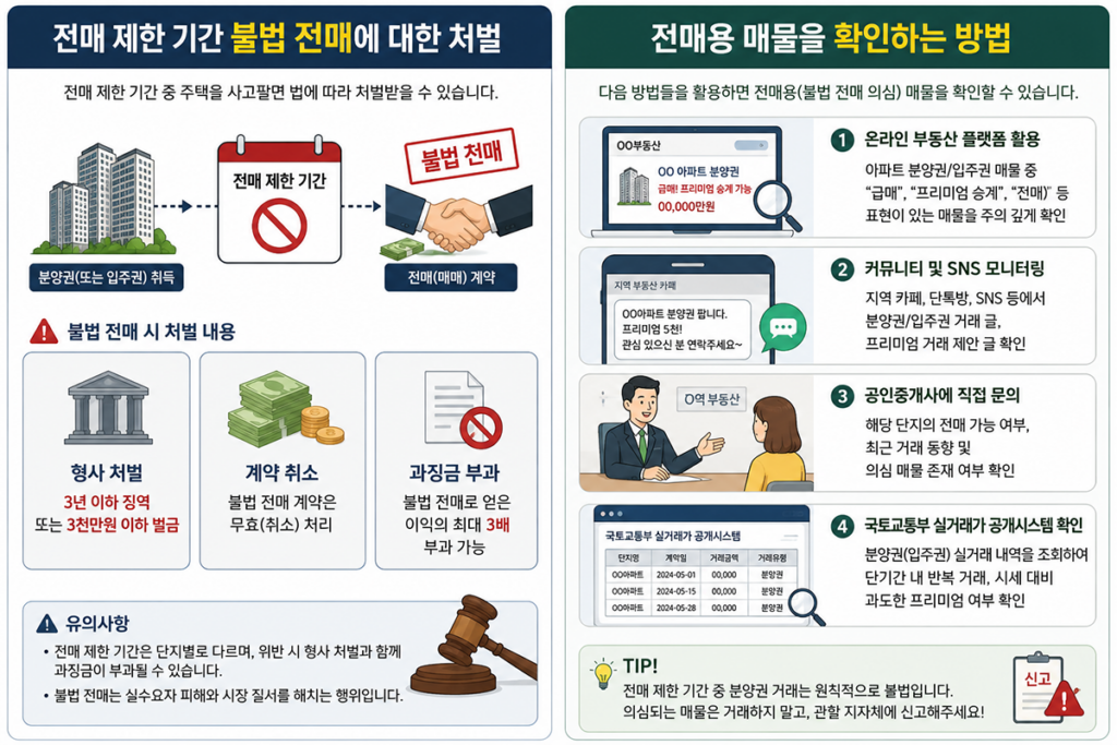 아파트 전매 3가지 확인사항 전매방법