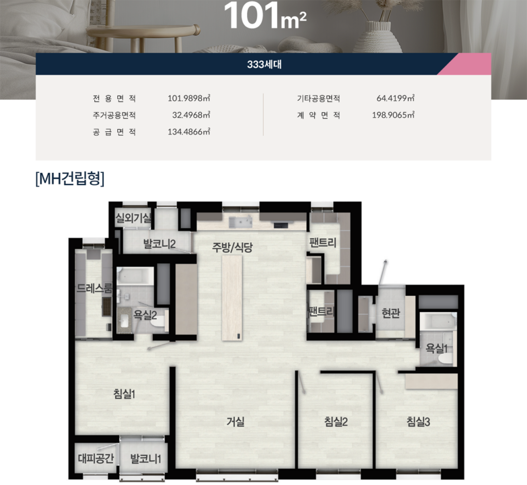 삼성 P5착공 평택 브레인시티 6BL 대광로제비앙 메디스파크 선착순 7 평택 브레인시티 대광로제비앙 메디스파크 101 평면도